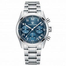 Чоловічий годинник Pagani Design PD-1773 Silver-Blue з сапфіровим склом та механізмом Seiko VK63 Чоловічий годинник Pagani Design PD-1773 Silver-Blue з сапфіровим склом та механізмом Seiko VK63