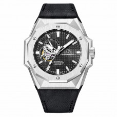 Чоловічий механічний годинник Pagani Design PD-YS010 Silver-Black з сапфіровим склом та автопідзаводом Чоловічий механічний годинник Pagani Design PD-YS010 Silver-Black з сапфіровим склом та автопідзаводом