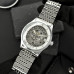 Чоловічий годинник Skrox 7049 Silver з автопідзаводом та мінеральним склом