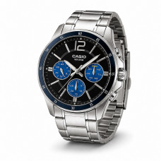 Чоловічий годинник Casio MTP-1374D-2A — Класична модель з мінеральним склом та сталевим браслетом Чоловічий годинник Casio MTP-1374D-2A — Класична модель з мінеральним склом та сталевим браслетом