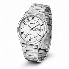 Чоловічий годинник Casio MTP-V006D-7B2 — класична модель на металевому браслеті з датою Чоловічий годинник Casio MTP-V006D-7B2 — класична модель на металевому браслеті з датою