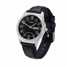 Чоловічий годинник Casio MTP-V006L-1B2 — Класична модель на шкіряному ремінці з календарем Чоловічий годинник Casio MTP-V006L-1B2 — Класична модель на шкіряному ремінці з календарем