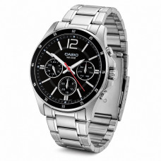 Чоловічий годинник Casio MTP-1374D-1A Classic з мінеральним склом та сталевим браслетом Чоловічий годинник Casio MTP-1374D-1A Classic з мінеральним склом та сталевим браслетом