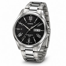 Чоловічий годинник Casio MTP-1384D-1A Classic – сталевий корпус, водозахист 100м та індикація дати Чоловічий годинник Casio MTP-1384D-1A Classic – сталевий корпус, водозахист 100м та індикація дати