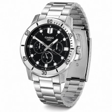 Чоловічий годинник Casio MTP-VD300D-1E — Класична модель у сталевому корпусі з мінеральним склом Чоловічий годинник Casio MTP-VD300D-1E — Класична модель у сталевому корпусі з мінеральним склом