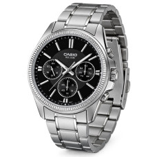 Чоловічий годинник Casio MTP-1375D-1A у класичному стилі з нержавіючої сталі Чоловічий годинник Casio MTP-1375D-1A у класичному стилі з нержавіючої сталі
