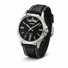 Чоловічий годинник Casio MTP-1381L-1A — Класична модель з відображенням дня тижня та шкіряним ремінцем Чоловічий годинник Casio MTP-1381L-1A — Класична модель з відображенням дня тижня та шкіряним ремінцем
