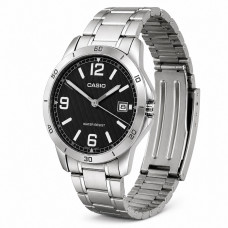 Чоловічий годинник Casio MTP-V004D-1B2 — Класична модель з датою та сталевим браслетом Чоловічий годинник Casio MTP-V004D-1B2 — Класична модель з датою та сталевим браслетом