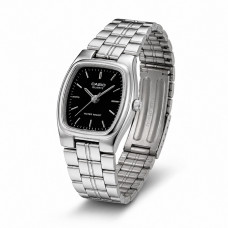 Жіночий годинник Casio LTP-1169D-1A — класична модель зі сріблястим браслетом та чорним циферблатом Жіночий годинник Casio LTP-1169D-1A — класична модель зі сріблястим браслетом та чорним циферблатом
