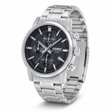 Чоловічий годинник Casio MTP-E510D-1A1 з хронографом та сталевим браслетом, Японія Чоловічий годинник Casio MTP-E510D-1A1 з хронографом та сталевим браслетом, Японія
