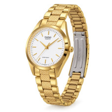 Жіночий годинник Casio LTP-1274G-7A Класичний з золотистим браслетом та мінеральним склом Жіночий годинник Casio LTP-1274G-7A Класичний з золотистим браслетом та мінеральним склом