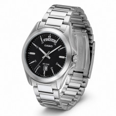 Чоловічий годинник Casio MTP-1370D-1A1 — Класичний сталевий браслет, мінеральне скло, 5 ATM Чоловічий годинник Casio MTP-1370D-1A1 — Класичний сталевий браслет, мінеральне скло, 5 ATM