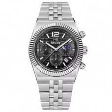 Чоловічий класичний годинник Benyar BY-5225 Silver-Black зі сріблястим браслетом та чорним циферблатом Чоловічий класичний годинник Benyar BY-5225 Silver-Black зі сріблястим браслетом та чорним циферблатом