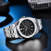 Чоловічий годинник Benyar BY-5156 Silver-Black зі сталевим браслетом та мінеральним склом Чоловічий годинник Benyar BY-5156 Silver-Black зі сталевим браслетом та мінеральним склом