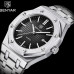 Чоловічий годинник Benyar BY-5156 Silver-Black зі сталевим браслетом та чорним циферблатом Чоловічий годинник Benyar BY-5156 Silver-Black зі сталевим браслетом та чорним циферблатом
