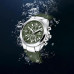Чоловічий годинник Benyar BY-5206 Silver-Green з хронографом та шкіряним ремінцем Чоловічий годинник Benyar BY-5206 Silver-Green з хронографом та шкіряним ремінцем