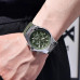 Чоловічий годинник Benyar BY-5206 Silver-Green з хронографом та шкіряним ремінцем Чоловічий годинник Benyar BY-5206 Silver-Green з хронографом та шкіряним ремінцем