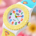 Дитячий годинник Better 001 Superstar Yellow-White кварцовий з силіконовим ремінцем Дитячий годинник Better 001 Superstar Yellow-White кварцовий з силіконовим ремінцем