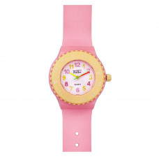 Дитячий годинник Better 004 Pink-Yellow-White для дівчаток, кварцовий зі стрілочним циферблатом Дитячий годинник Better 004 Pink-Yellow-White для дівчаток, кварцовий зі стрілочним циферблатом