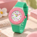 Дитячий годинник Better 004 Green-Pink-White кварцовий зі стрілочним циферблатом та силіконовим ремінцем Дитячий годинник Better 004 Green-Pink-White кварцовий зі стрілочним циферблатом та силіконовим ремінцем