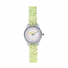 Дитячий годинник Better 008 Shine Green-White з силіконовим ремінцем та кварцовим механізмом Дитячий годинник Better 008 Shine Green-White з силіконовим ремінцем та кварцовим механізмом