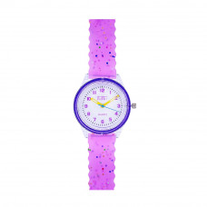 Дитячий годинник Better 008 Shine Purple-White кварцовий для дівчаток з силіконовим ремінцем Дитячий годинник Better 008 Shine Purple-White кварцовий для дівчаток з силіконовим ремінцем