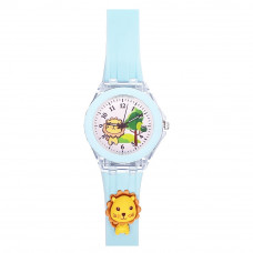 Дитячий годинник Better 005 Lion Blue-White з кварцовим механізмом та силіконовим ремінцем Дитячий годинник Better 005 Lion Blue-White з кварцовим механізмом та силіконовим ремінцем