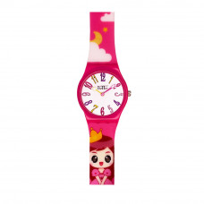 Дитячий годинник Better 012 Princess Pink-White кварцовий для дівчаток з силіконовим ремінцем Дитячий годинник Better 012 Princess Pink-White кварцовий для дівчаток з силіконовим ремінцем