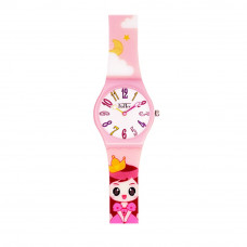 Дитячий годинник Better 012 Princess Light Pink-White кварцовий зі стрілочним циферблатом Дитячий годинник Better 012 Princess Light Pink-White кварцовий зі стрілочним циферблатом