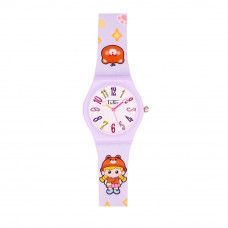 Дитячий годинник Better 012 Bear Purple-White кварцовий з бузковим силіконовим ремінцем Дитячий годинник Better 012 Bear Purple-White кварцовий з бузковим силіконовим ремінцем
