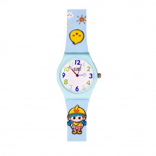 Дитячий наручний годинник Better 012 Chick Light Blue-White у стилі Casual з блакитним силіконовим ремінцем Дитячий наручний годинник Better 012 Chick Light Blue-White у стилі Casual з блакитним силіконовим ремінцем