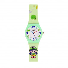 Дитячий годинник Better 012 Frog Light Green-White салатовий кварцовий зі стрілками Дитячий годинник Better 012 Frog Light Green-White салатовий кварцовий зі стрілками