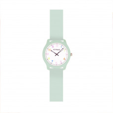 Дитячий годинник Better Keymax Green 1184-0141, кварцовий зі стрілочним циферблатом та м'ятним ремінцем Дитячий годинник Better Keymax Green 1184-0141, кварцовий зі стрілочним циферблатом та м'ятним ремінцем
