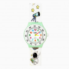 Дитячий годинник Better 010 Space Green-White у космічному дизайні, SKU 1184-0148 Дитячий годинник Better 010 Space Green-White у космічному дизайні, SKU 1184-0148