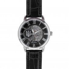Наручний годинник Patriot Mechanic Silver-Black від Awarder з коробкою в комплекті Наручний годинник Patriot Mechanic Silver-Black від Awarder з коробкою в комплекті