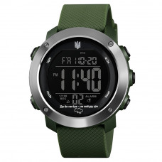 Чоловічий тактичний годинник Awarder 033 Де би не був Army Green-Silver-Black з водозахистом 5 ATM Чоловічий тактичний годинник Awarder 033 Де би не був Army Green-Silver-Black з водозахистом 5 ATM