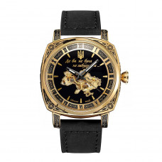 Жіночий механічний годинник Awarder 021 Де би не була Gold-Black-Black з автопідзаводом Жіночий механічний годинник Awarder 021 Де би не була Gold-Black-Black з автопідзаводом