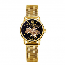 Жіночий механічний годинник Awarder 028L Gold-Black Де би не була з автопідзаводом та браслетом Жіночий механічний годинник Awarder 028L Gold-Black Де би не була з автопідзаводом та браслетом
