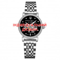 Жіночий механічний годинник Awarder 047 Silver-Black з автопідзаводом та індивідуальним дизайном Жіночий механічний годинник Awarder 047 Silver-Black з автопідзаводом та індивідуальним дизайном