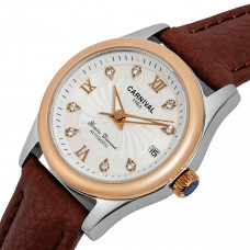 Carnival White Leather Classic, 2 ремінці Carnival White Leather Classic, 2 ремінці