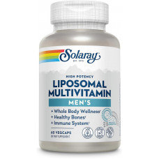 Мультивітаміни ліпосомальні для чоловіків, Men's Liposomal Multivitamin, Solaray, 60 вегетаріанських капсул Мультивітаміни ліпосомальні для чоловіків, Men's Liposomal Multivitamin, Solaray, 60 вегетаріанських капсул