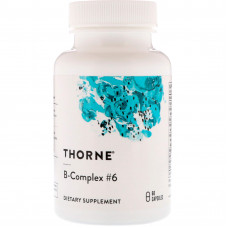 В комплекс, B-Complex # 6, Thorne, 60 капсул В комплекс, B-Complex # 6, Thorne, 60 капсул