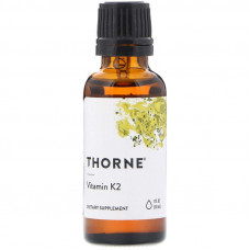 Вітамін К2 (Vitamin K2), Thorne, рідкий, 30 мл