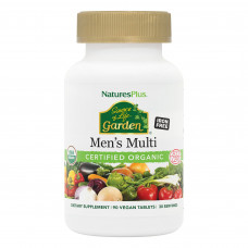 Мультивітаміни для чоловіків, Men's Multi, Nature's Plus, Source of Life Garden, 90 таблеток Мультивітаміни для чоловіків, Men's Multi, Nature's Plus, Source of Life Garden, 90 таблеток
