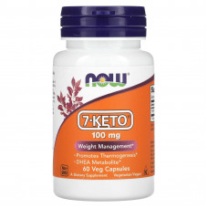 7 кето Дегідроепіандростерон, 7-Keto, NOW Foods, 100 мг, 60 вегетаріанських капсул 7 кето Дегідроепіандростерон, 7-Keto, NOW Foods, 100 мг, 60 вегетаріанських капсул