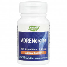 Підтримка надниркових залоз, ADRENergize®, Nature's Way, 50 капсул