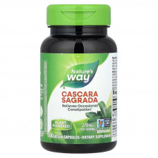 Каскара саграда, Cascara Sagrada, Nature's Way, 350 мг, 100 капсул Каскара саграда, Cascara Sagrada, Nature's Way, 350 мг, 100 капсул