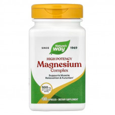 Магній цитрат, Magnesium Complex, Nature's Way, 500 мг, 100 капсул (250 мг у капсулі) Магній цитрат, Magnesium Complex, Nature's Way, 500 мг, 100 капсул (250 мг у капсулі)