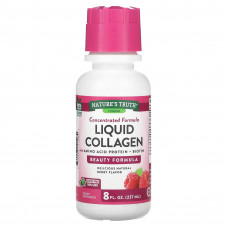 Колаген, Liquid Collagen, Nature's Truth, з амінокислотним білком та біотином, смак ягід, 237 мл