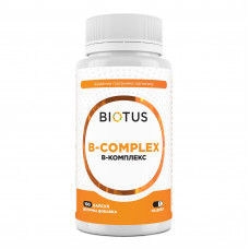B-комплекс, B-complex, Biotus, 100 капсул B-комплекс, B-complex, Biotus, 100 капсул